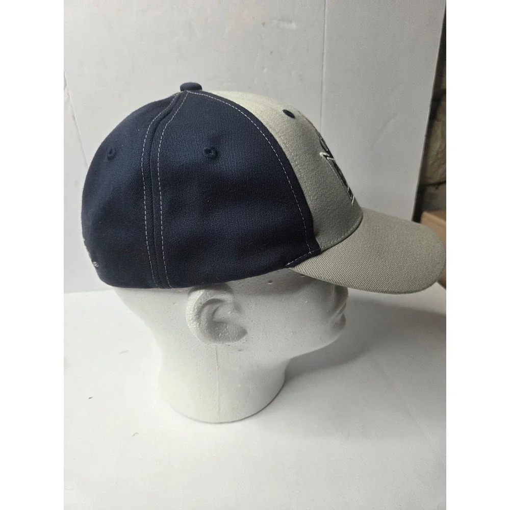 Orange County Choppers Hat Navy Grey Flame‎ Embroidered Bio-Domes Cap One Size